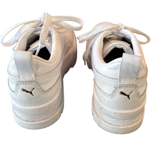 Puma Mayze Wns Classic White Platform Sneakers Size 8.5 - Picture 5 of 15